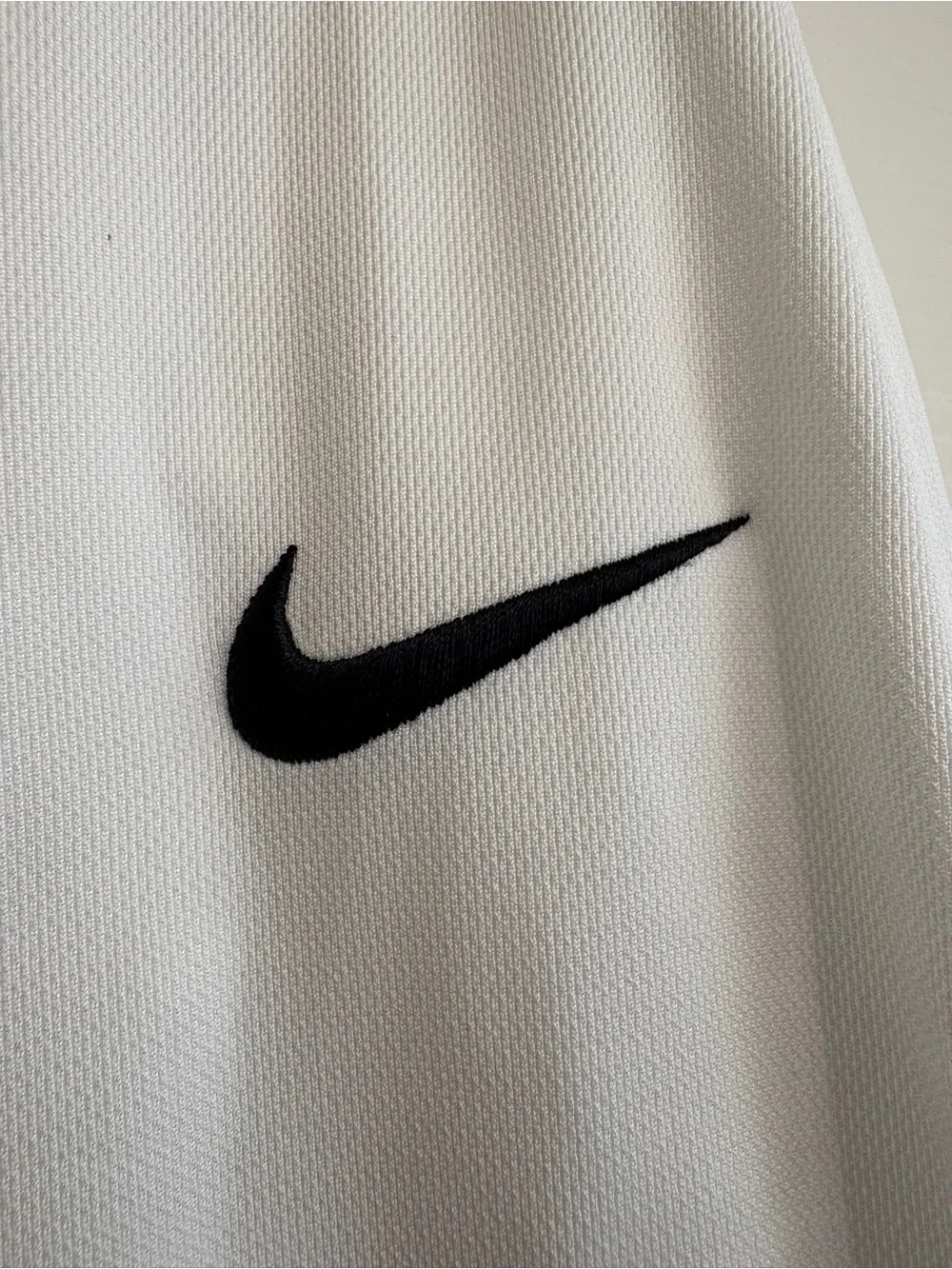 Nike White Comfortable Dual- Snap Baseball Pants with Black Swoosh Like New